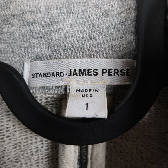 James Perse Standard Grey Cotton Blazer - Size 1(Small) - Picture 7 of 12